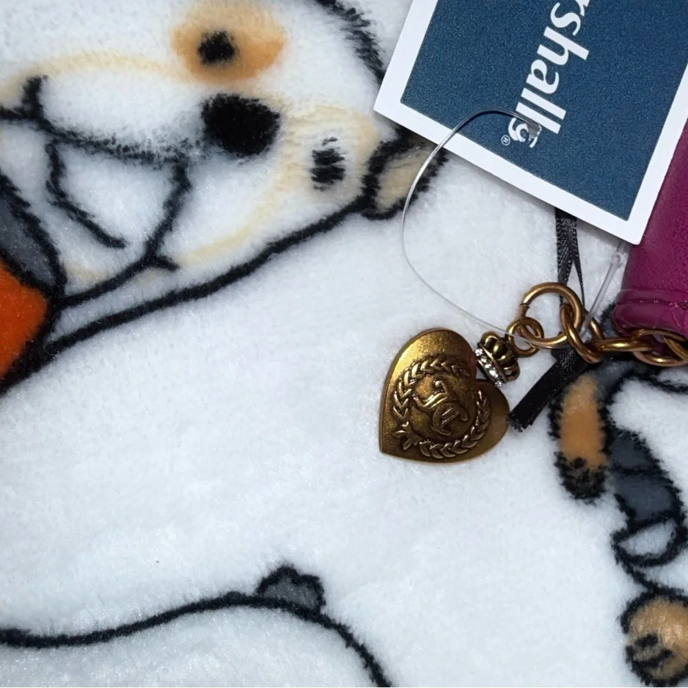 NWT Juicy Couture Juicy Romance Coin Zip Around Wallet in Plum Berry - Picture 5 of 5